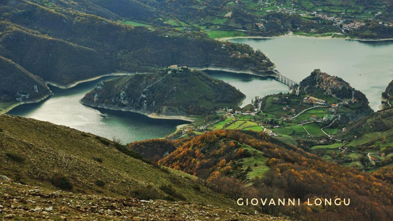 La Terrazza Sul Lago Turano Castel di Tora Exterior foto